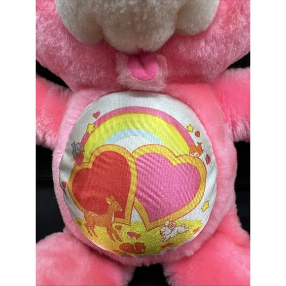 Vintage Kenner Environmental Care Bears Love a Lot Bear Hearts Pink 1991 - Picture 3 of 8